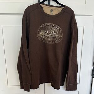 Timberland Graphic Thermal Long Sleeve Tee